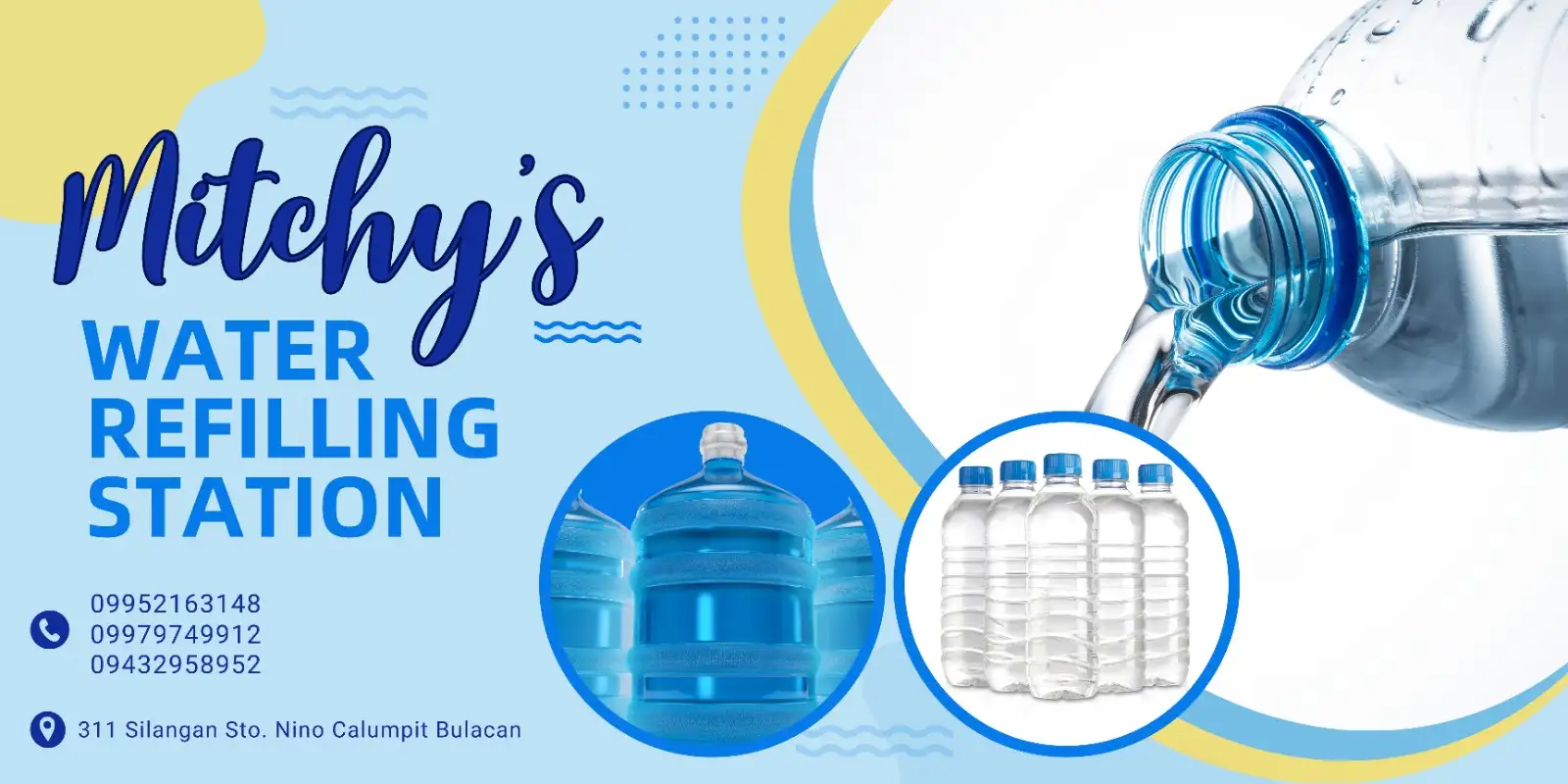 Mitchy's Water Refilling Station Banner