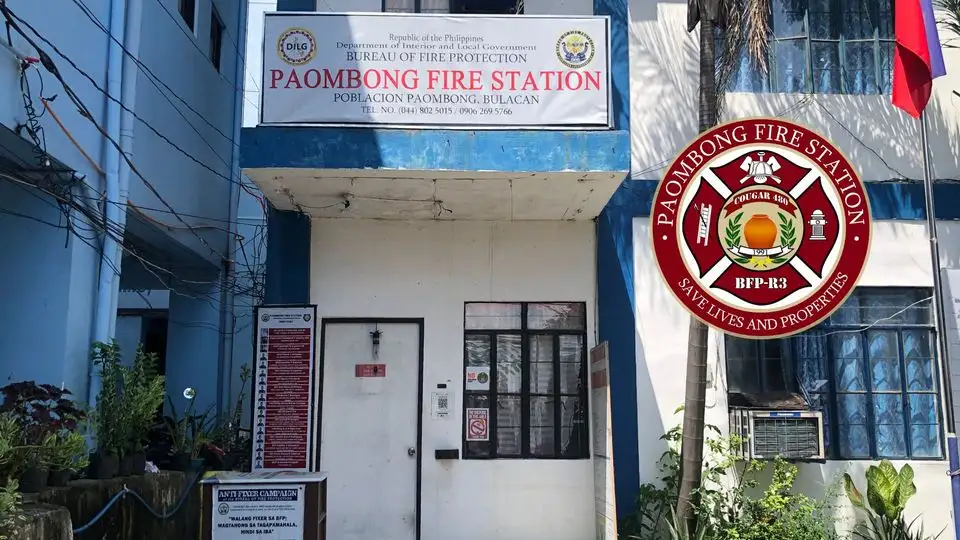 Bureau of Fire Protection Paombong Fire Station Banner