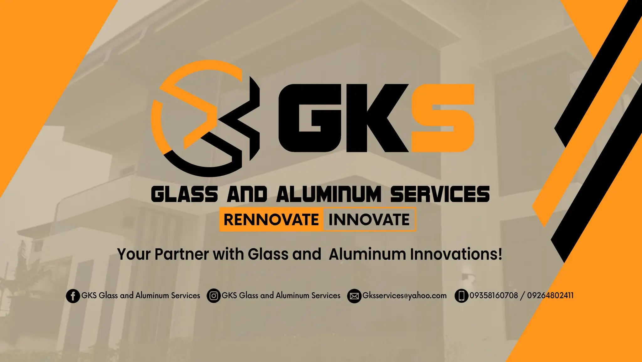 GKS Glass & Aluminum Services Banner