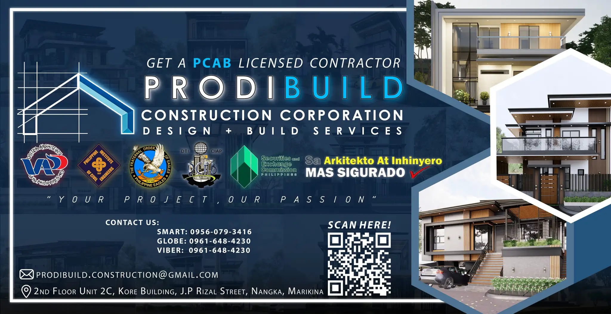 Prodibuild Construction Corporation Banner