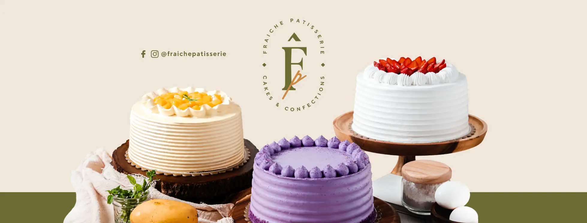 Fraiche Patisserie Banner