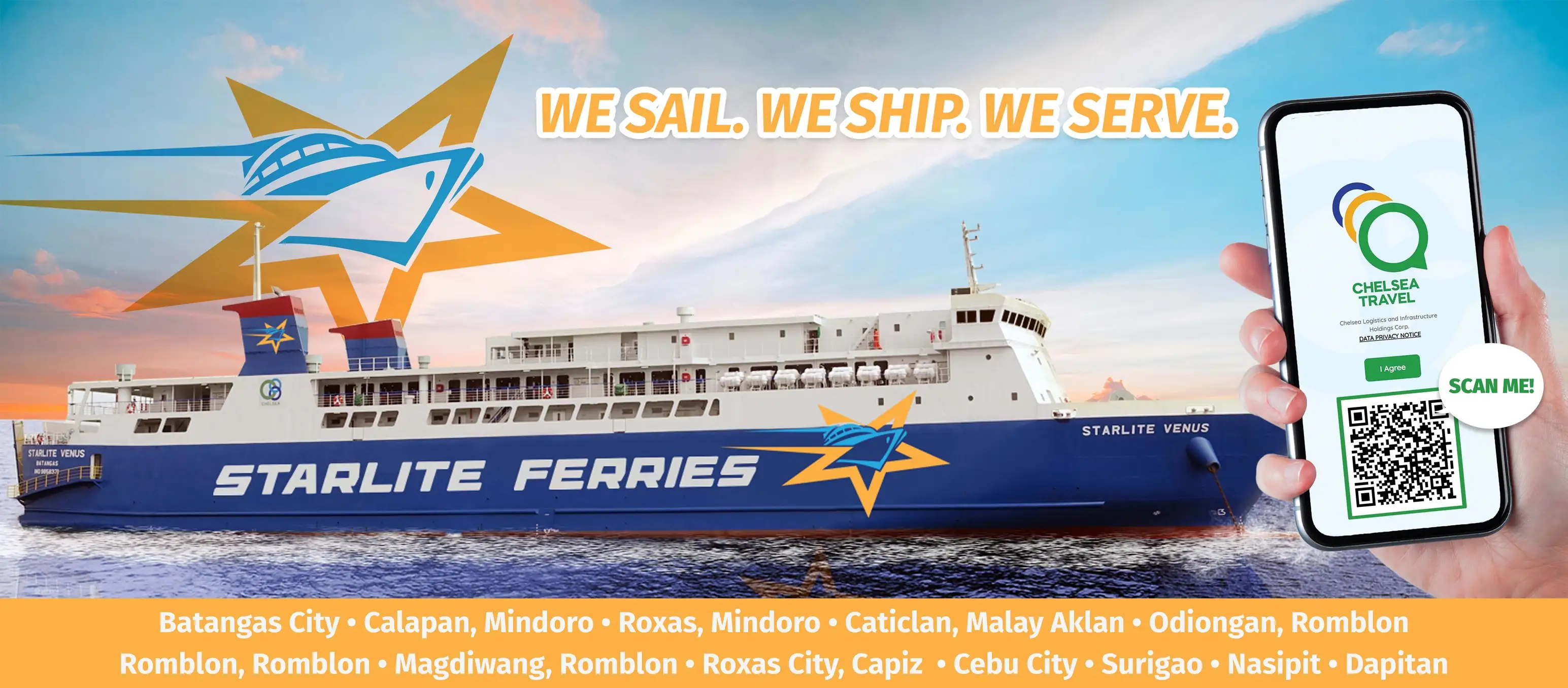 Starlite Ferries | Ferry Booking and Cargo Shipping, Batangas City Banner