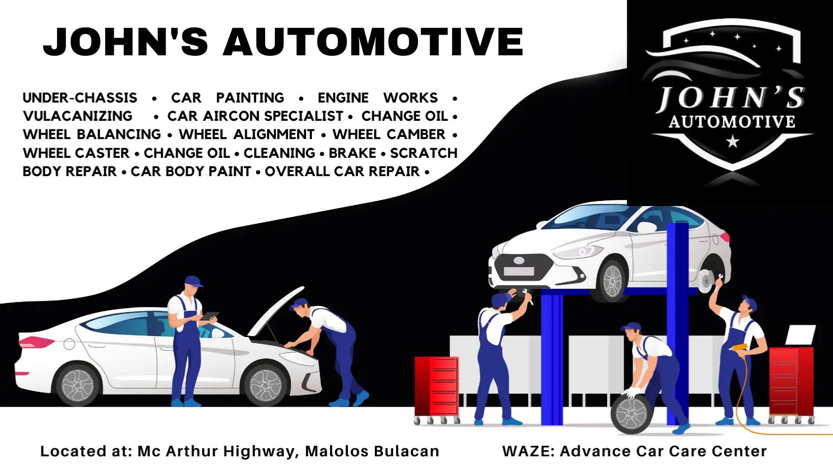 John's Automotive Banner