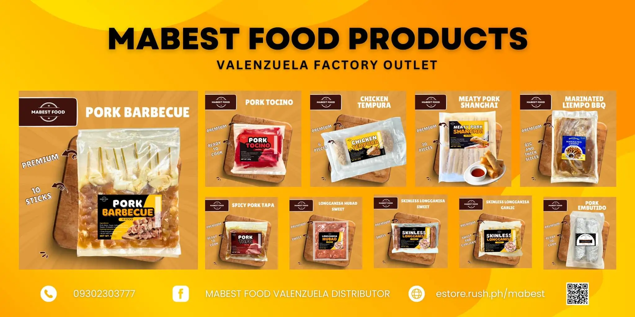 Mabest Food Valenzuela Distributor Banner