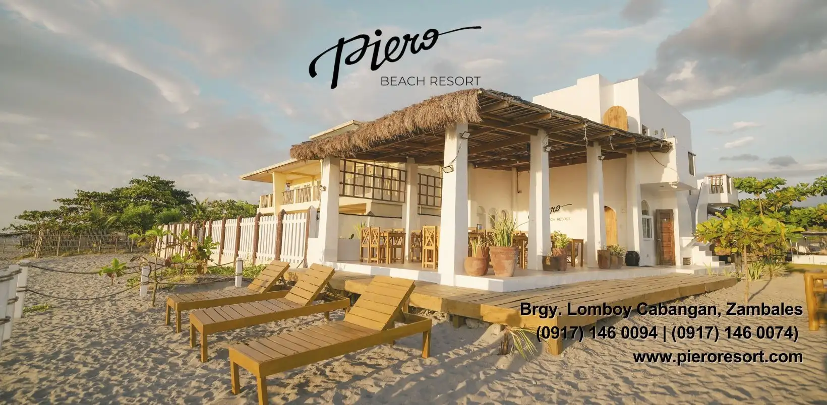 Piero Beach Resort Banner