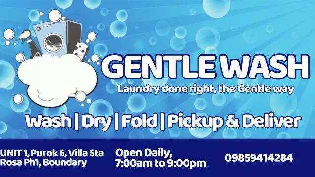 Gentle Wash Banner