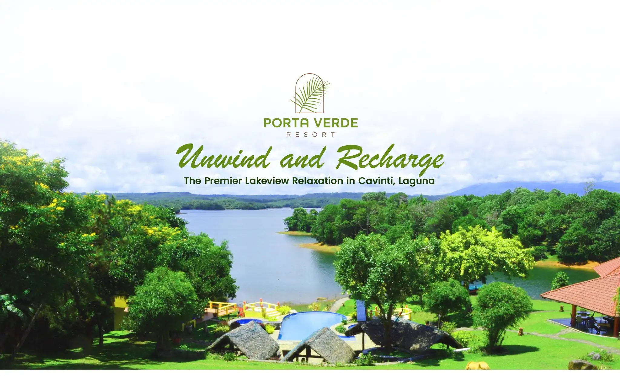 Porta Verde Resort, Cavinti Laguna with Lake View Banner
