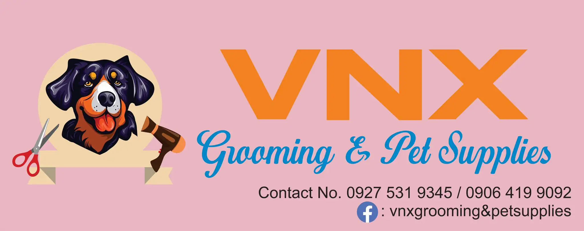 VNX Grooming & Pet Supplies Banner