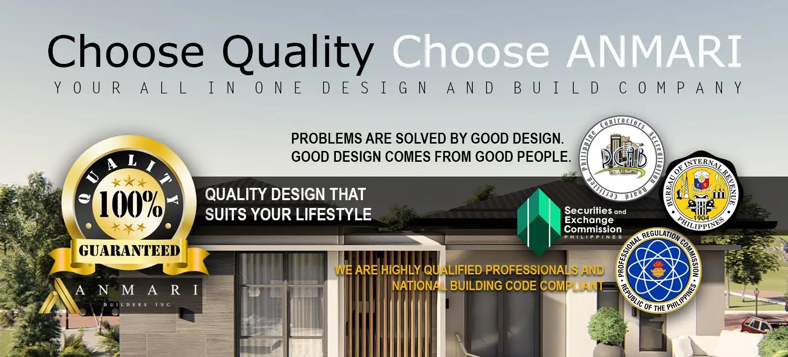 Anmari Builders Inc. - Construction Company Banner