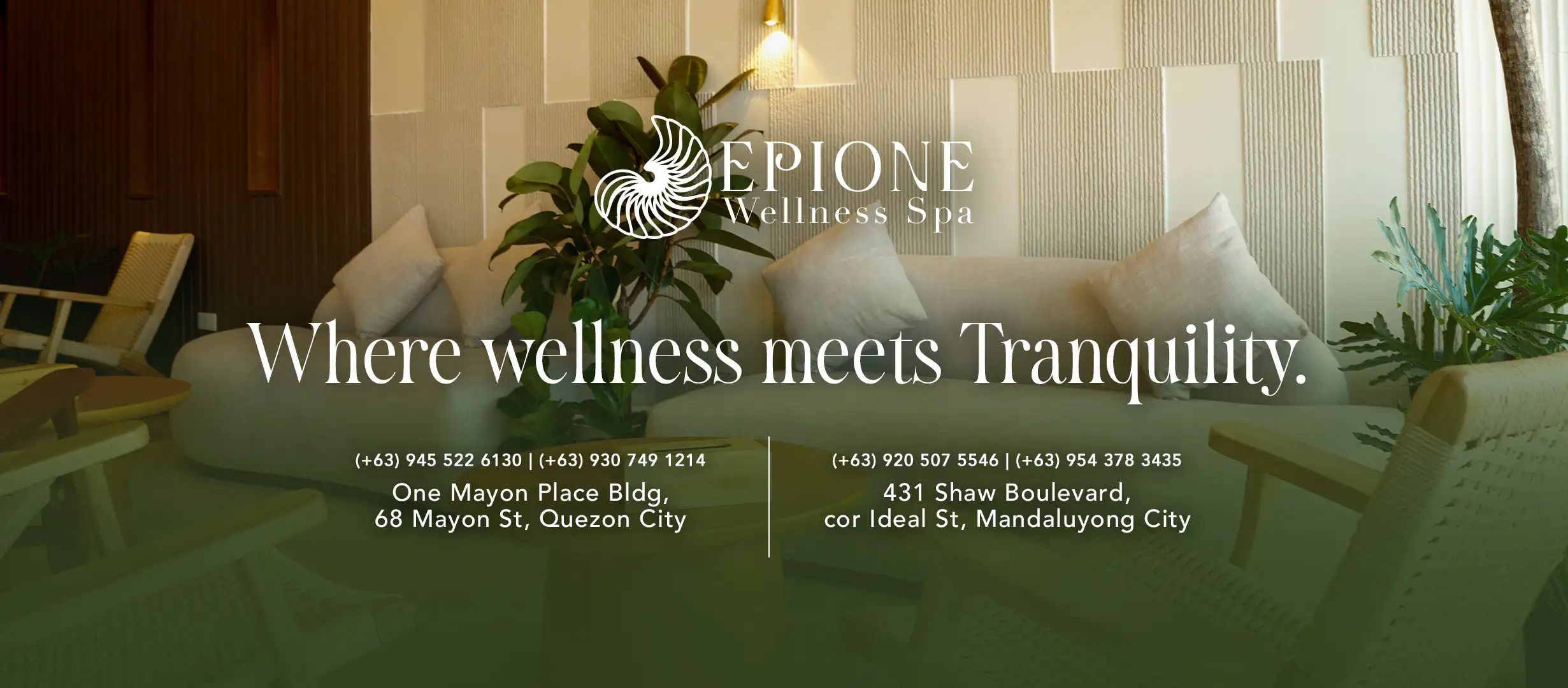 Epione Wellness Spa Banner