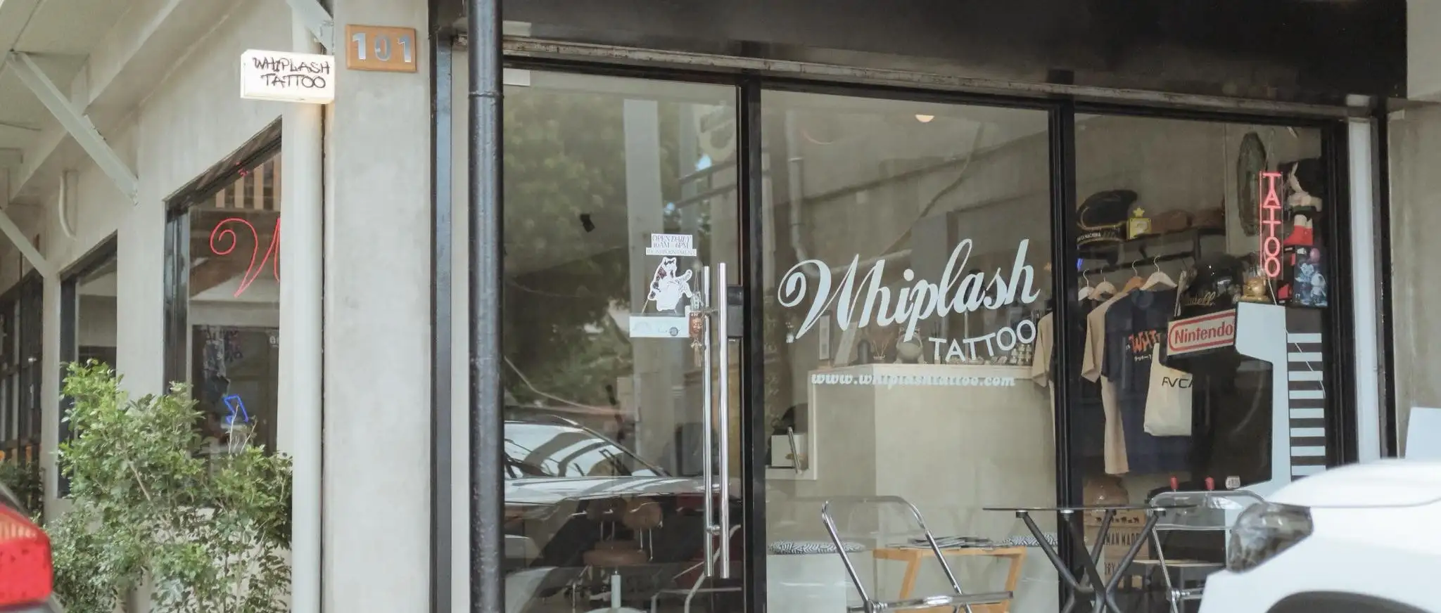 Whiplash Tattoo Banner