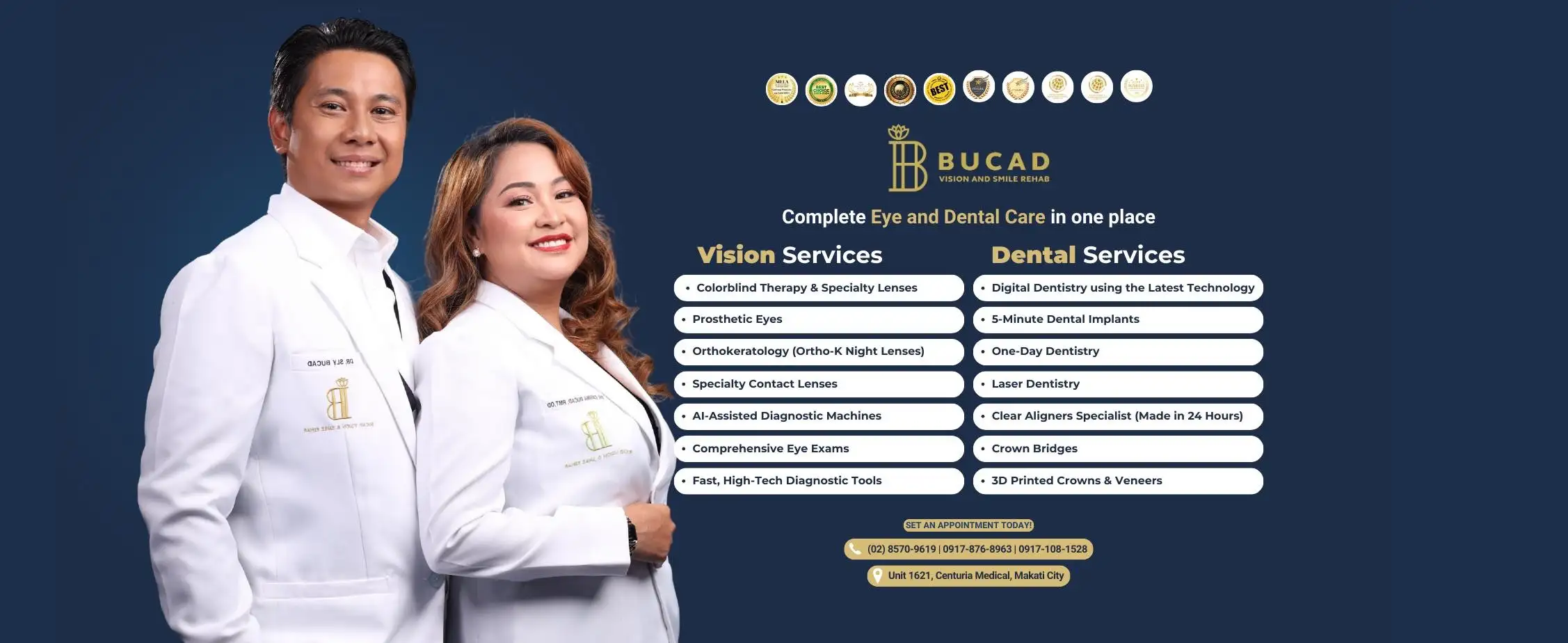 Bucad Vision and Smile Rehab Banner