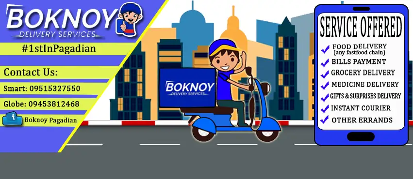 Boknoy Delivery Services Pagadian Banner