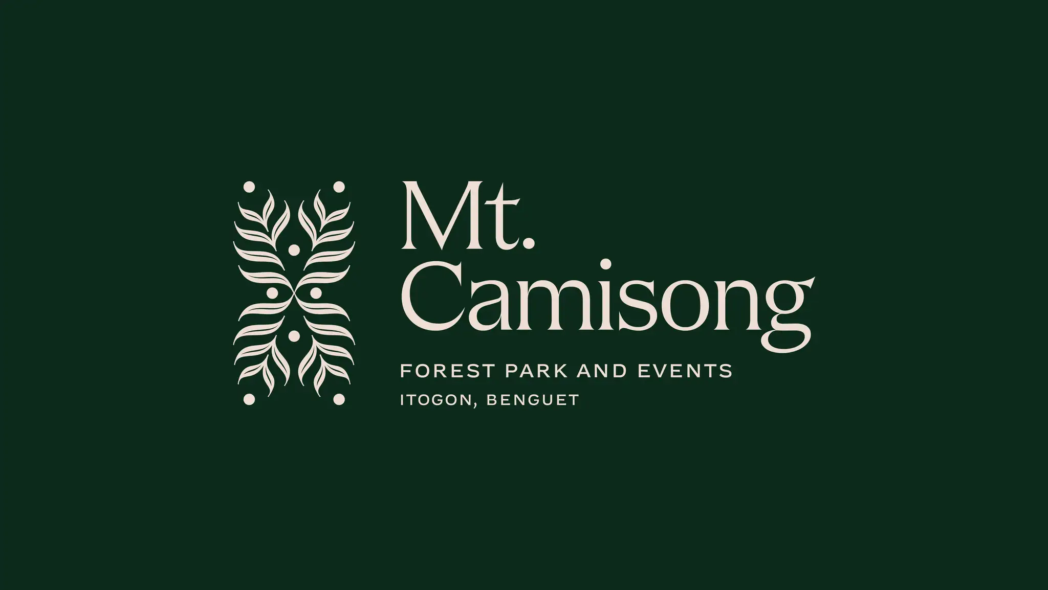 Mt. Camisong Forest Park and Events Banner