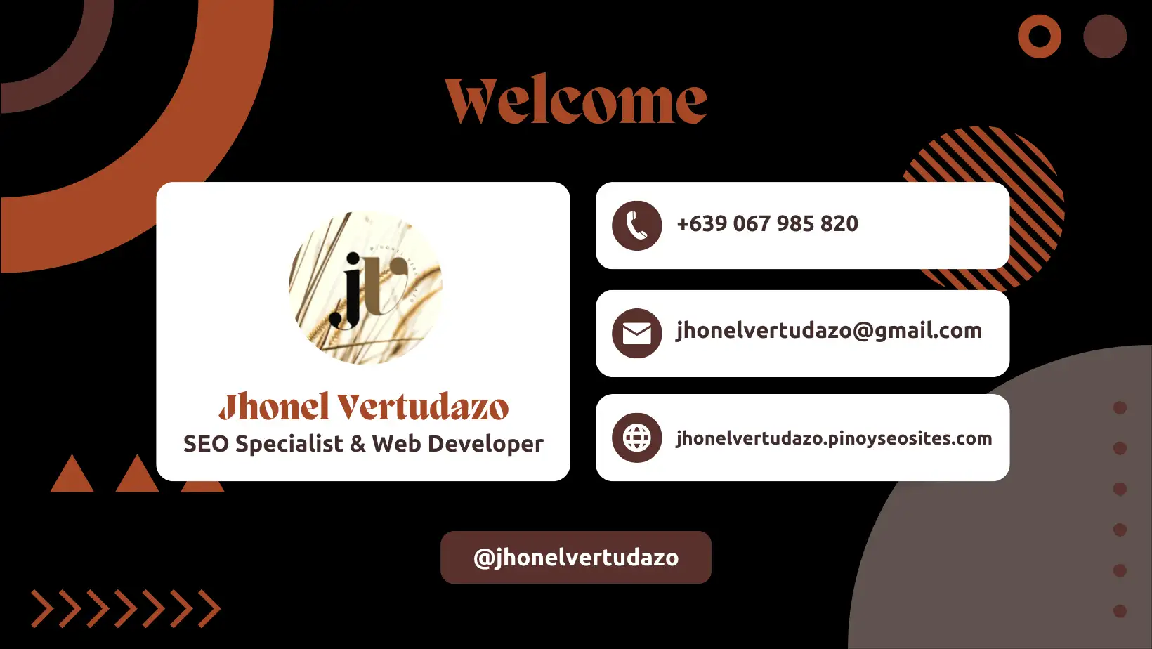 Jhonel Vertudazo Banner