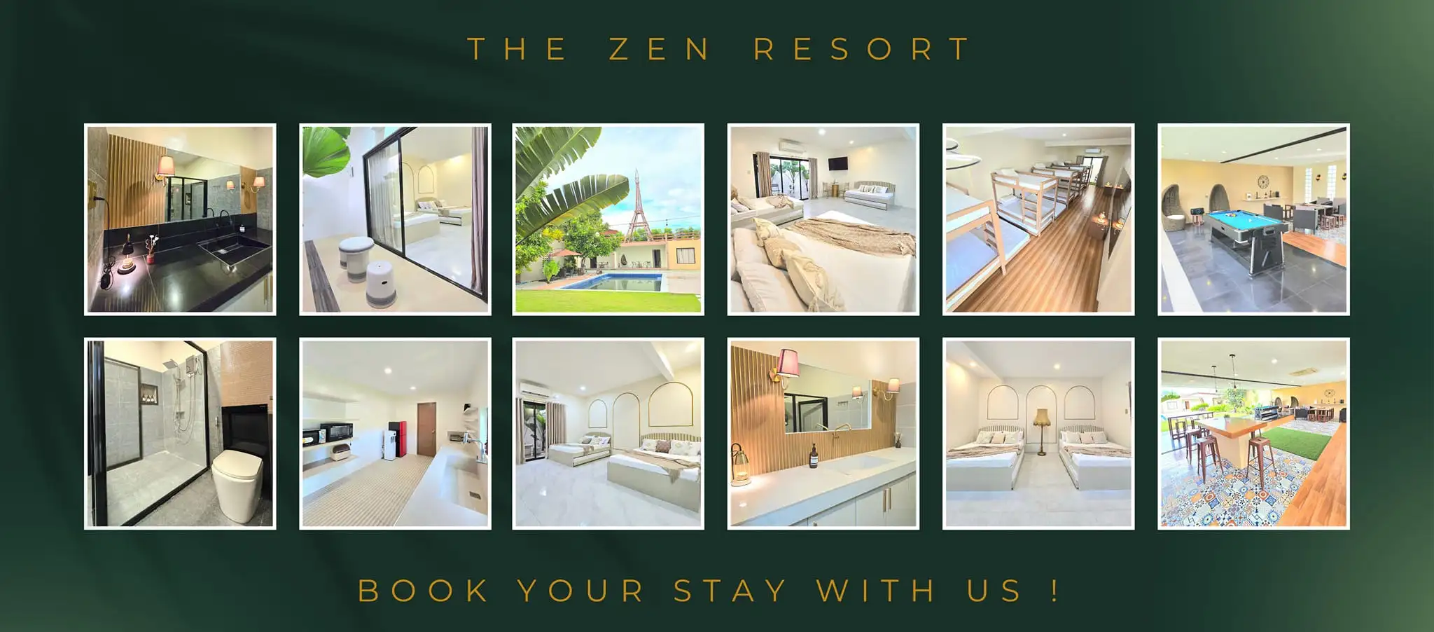 The Zen Resort Banner