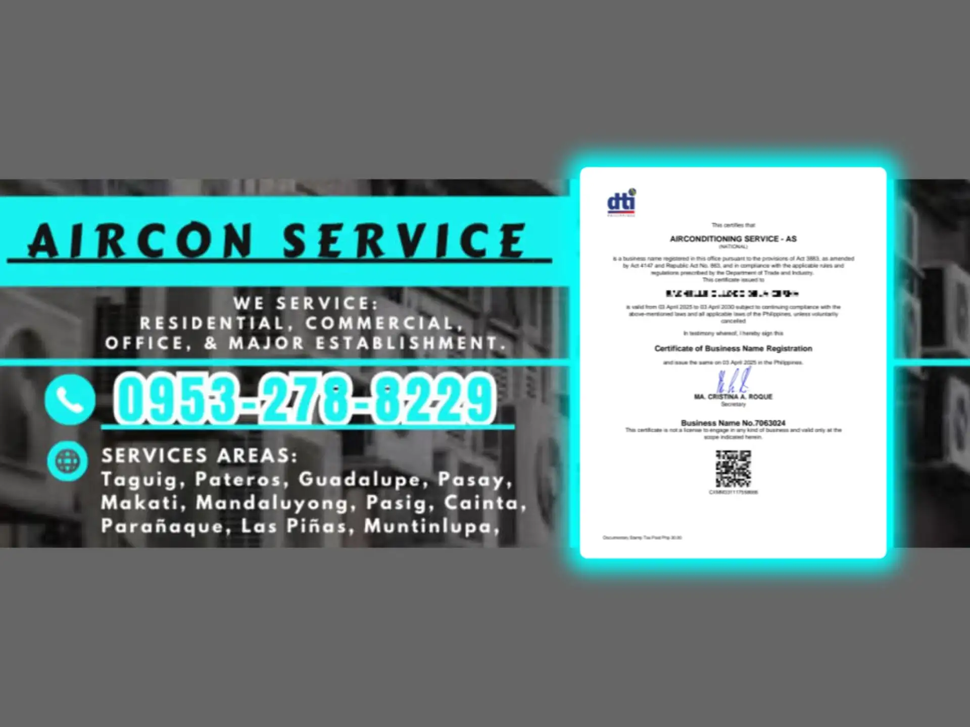 Aircon Servis AS  (Airconditioning Service AS) Banner