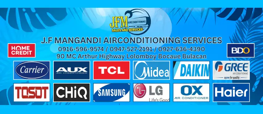 Jeff Mangandi Ref Aircon Services - JFM Sales and Services Banner
