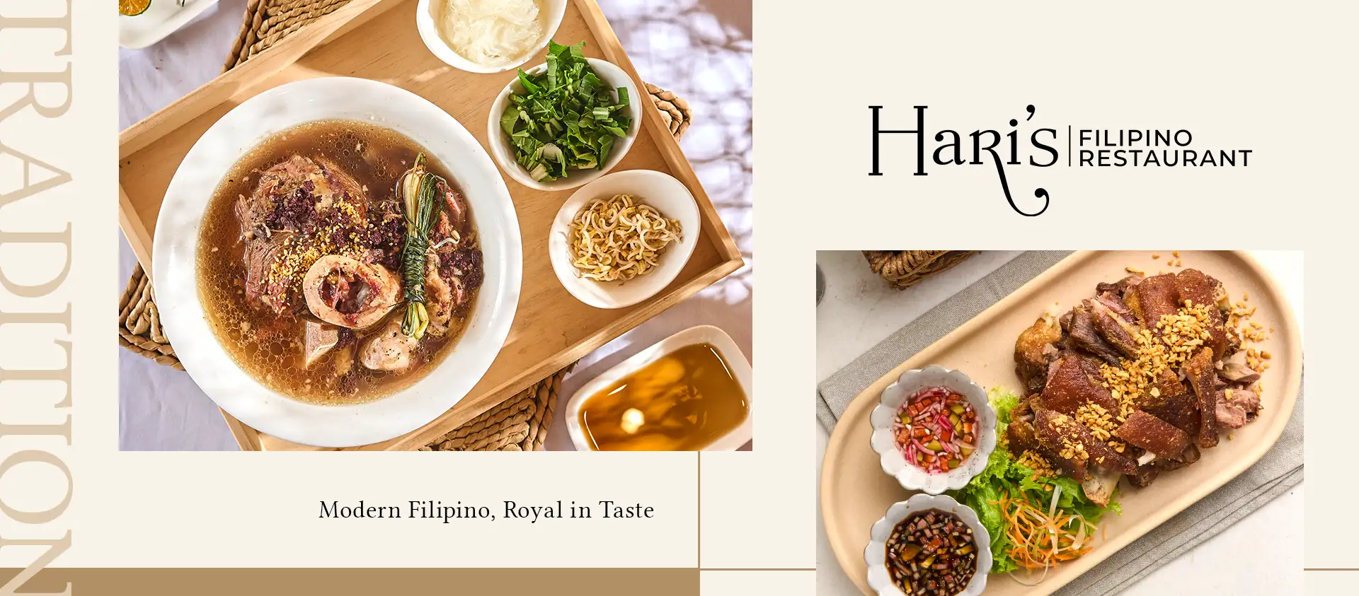 Hari's Filipino Restaurant Banner