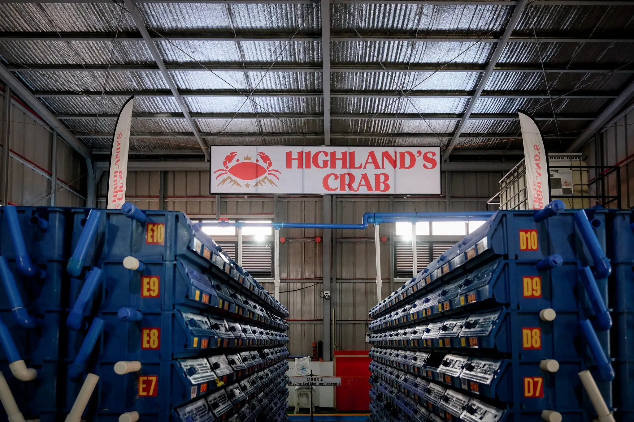 Highland's Crab Farm Banner