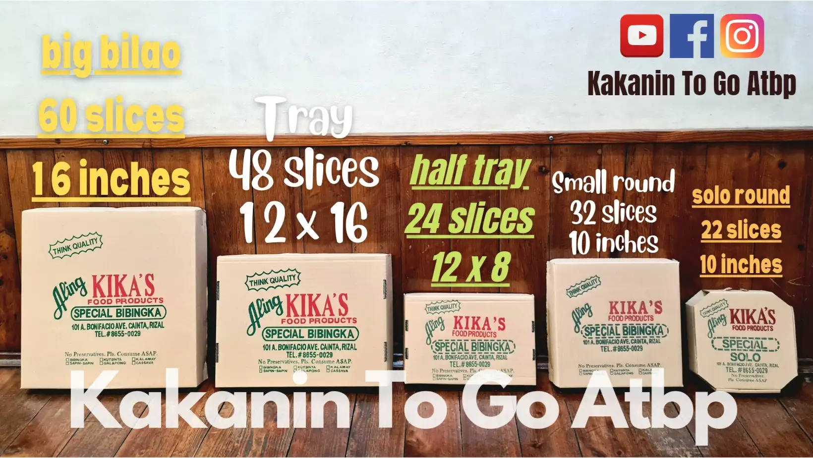 Kakanin To Go Atbp - Aling Kika's Trusted Delivery Service Banner