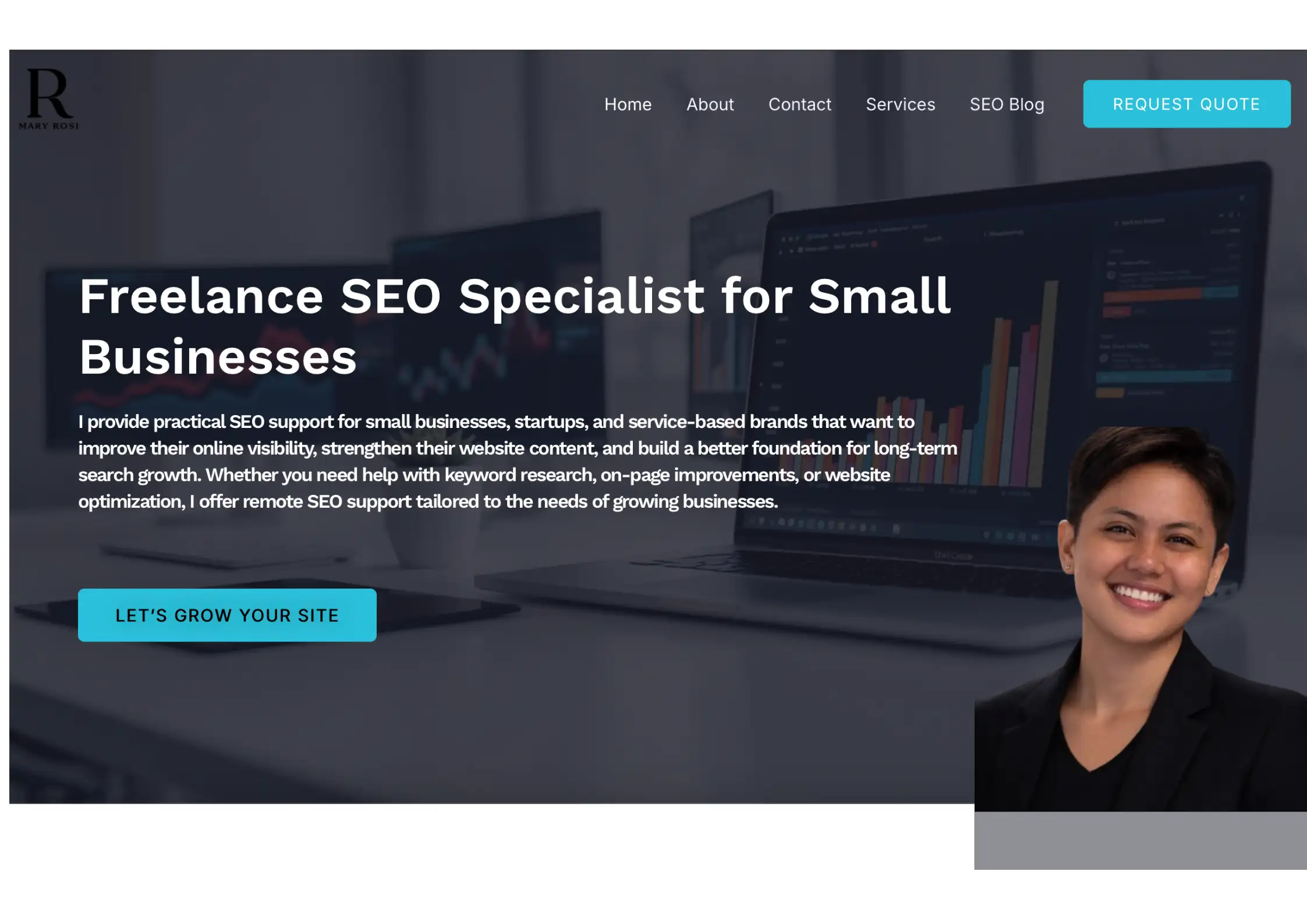 Mary Rose Rapista - SEO Specialist Banner