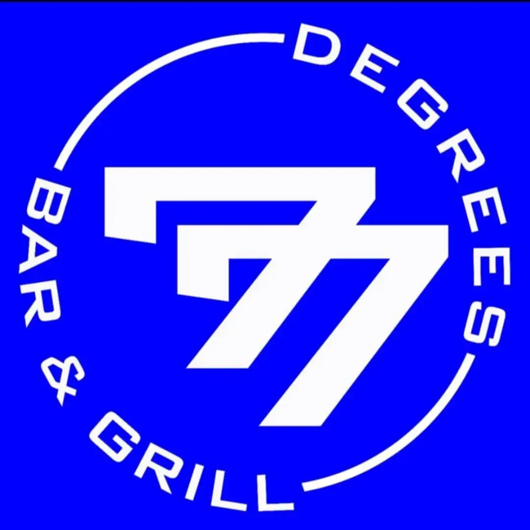 77 Degrees Bar and Grill Logo