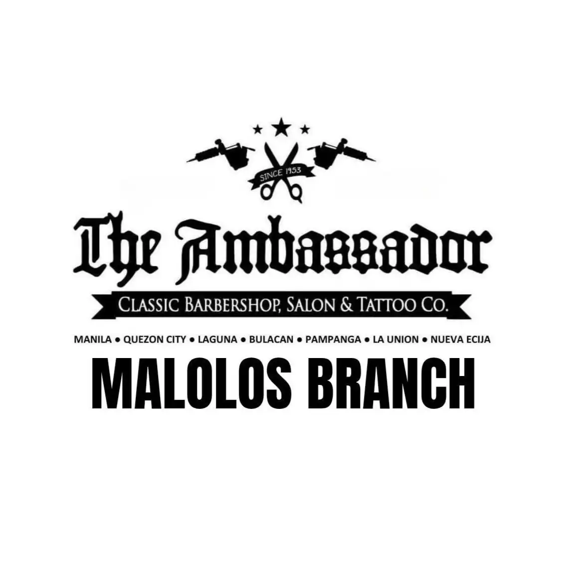 The Ambassador Malolos - Classic Barbershop Salon and Tattoo Co. Logo