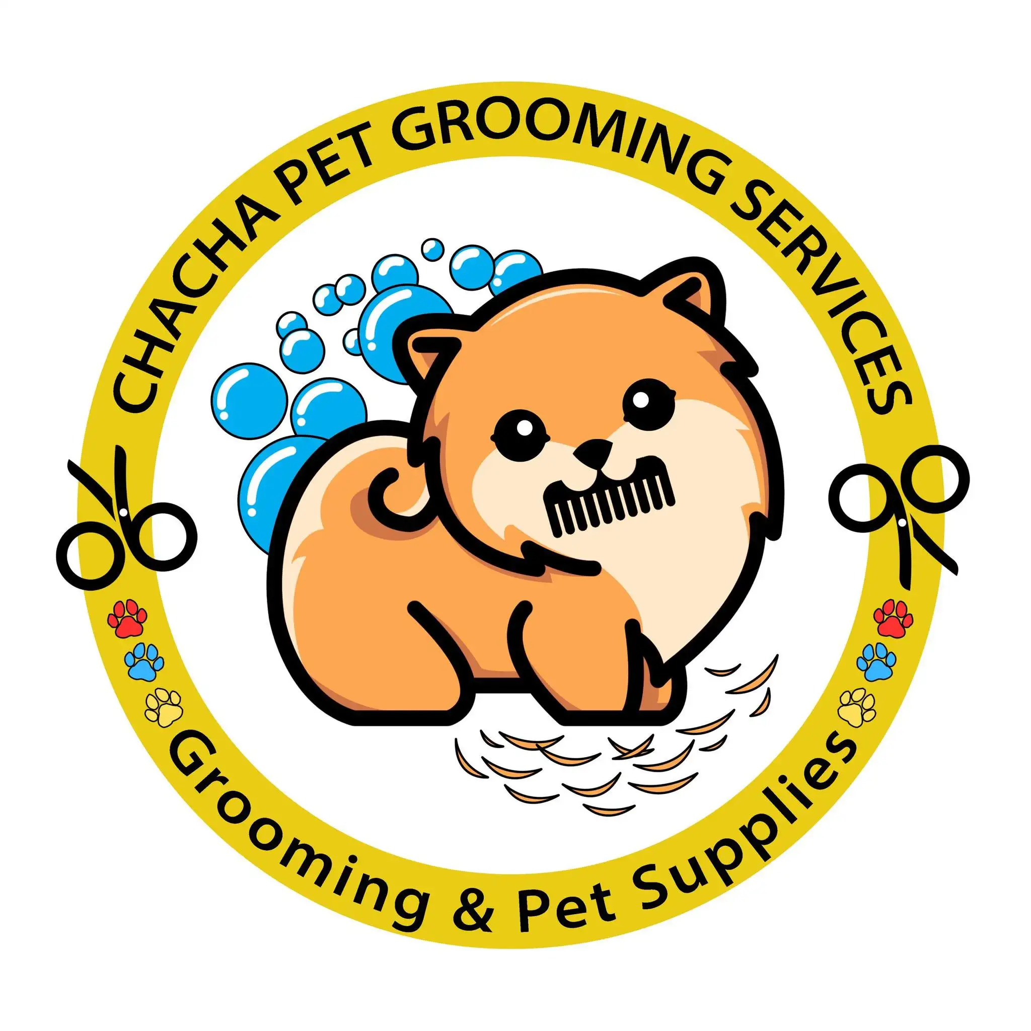 Chacha Pet Grooming Services Logo