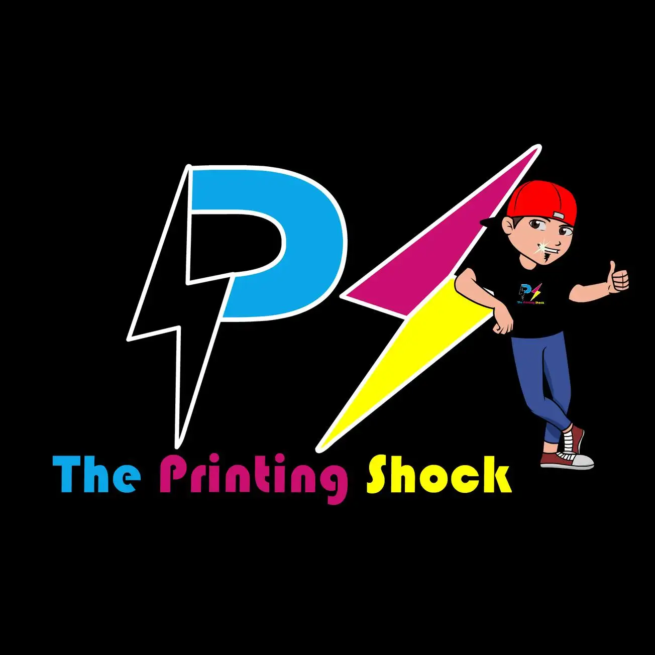 The Printing Shock Logo