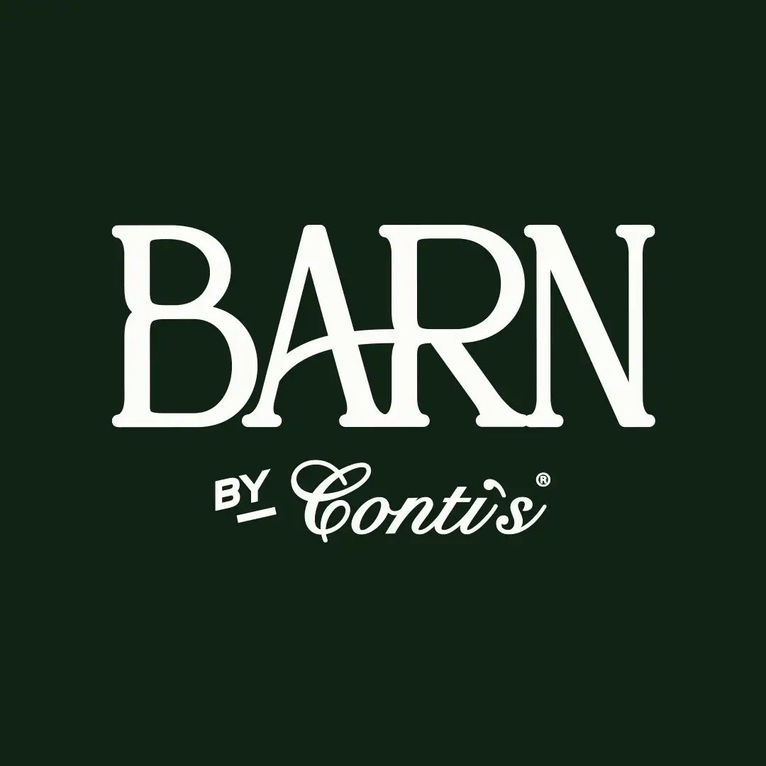 Barn by Conti's Logo